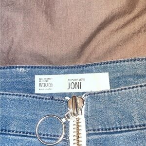 Topshop Moto Joni Light Blue Jeggings